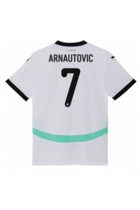 Fotbalové Dres Rakousko Marko Arnautovic #7 Dámské Venkovní Oblečení ME 2024 Krátký Rukáv